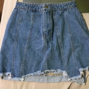 Denim skirt